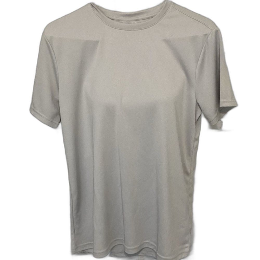 Athlio T-Shirt Men’s Size Medium Color Light Gray 100% Polyester
